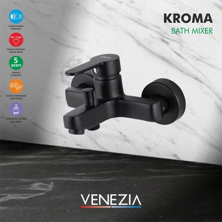 KROMA SİYAH BANYO BATARYASI