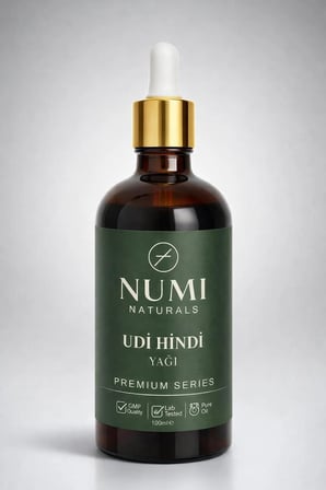 NUMI Naturals Udi Hindi Yağı 100 ml Premium Udim Kostus Yağı 45 Gün Dinlendirilmiş Özel Formül