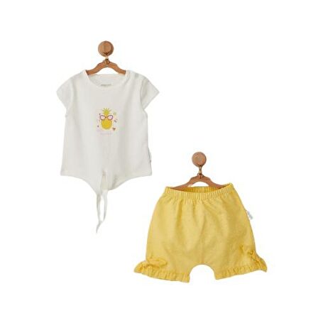 Andywawa AC22736 Multi Fruit 2'Li Bebek Takım Yellow