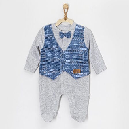 Andywawa Velvet Little Bebek Tulumu AC22146RP