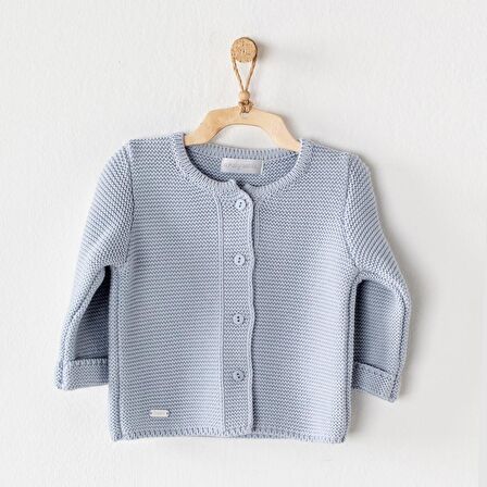 Andywawa Knitwear Basic Bebek Ceketi AC24333