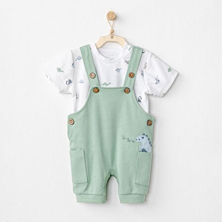 Andywawa Jumpsuit Dinosaur Bebek Salopet AC24571