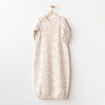 Erkek Bebek Uyku Tulumu Sleeper Gown Bear Time AC25186