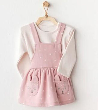 Andy Wawa Elbise Takım Puppy Gazelle Pembe