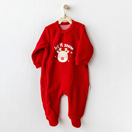 Bebek Tulum Romper Velvet Happy Newyear AC25332