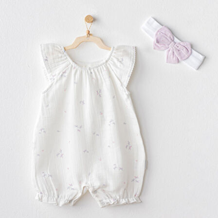 Kız Bebek Tulum Takim Romper AC25573