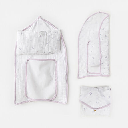 Kız Bebek Alt Açma Changing Mat Magical Butterfly Muslin