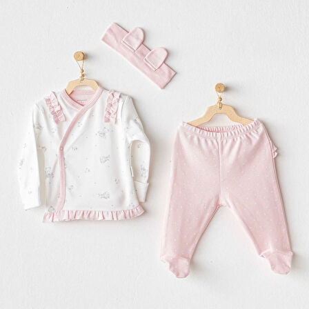 Andywawa Bunny Bear 3'lü Bebek Zıbın AC25647