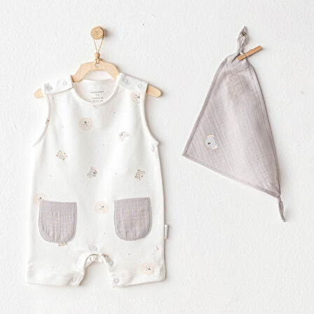Erkek Bebek Tulum Takim Romper AC25846