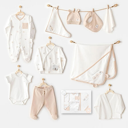 Erkek Bebek Hastane Çıkışı 10 Parça Newborn AC25851
