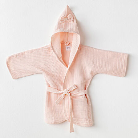 Bebek Bornoz Bathrobe Muslin Home AC25882