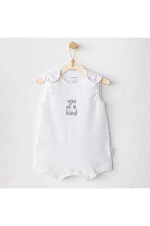 Andy Wawa Bebek Romper Basic Beyaz Tulum AC25895