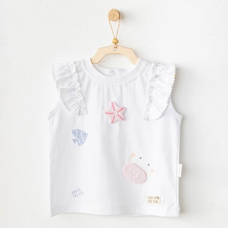 Andy Wawa T-Shirt Casual Beyaz