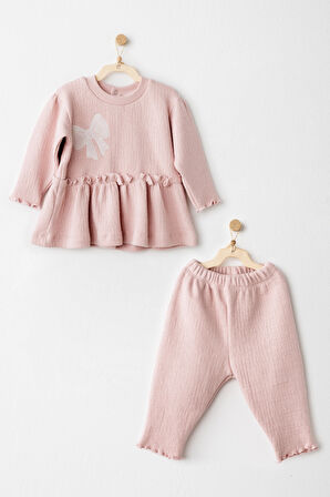 Kız Bebek Takım 2 Parça Set Casual AC26204