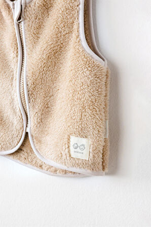 Andywawa Bebek Tinny's Sheeps Peluş Yelek Bej AC26162