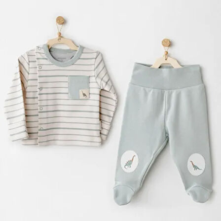 Andywawa 2'li Bebek Zıbın Takımı AC26009 Yeşil