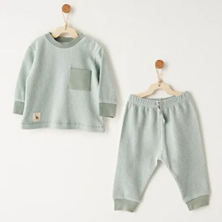 Andywawa AC26012 Mummy S Snuggle Saurus 2`li Takım Yeşil