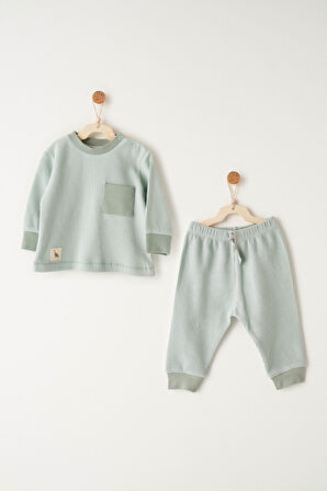 Andywawa AC26012 Mummy S Snuggle Saurus 2`li Takım Yeşil