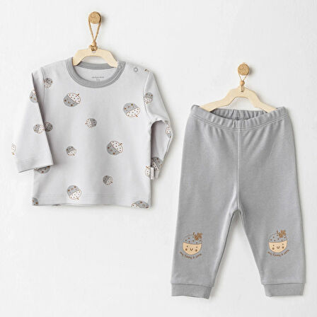 Andywawa AC26105 Hello Autumn 2`li Takım Gri