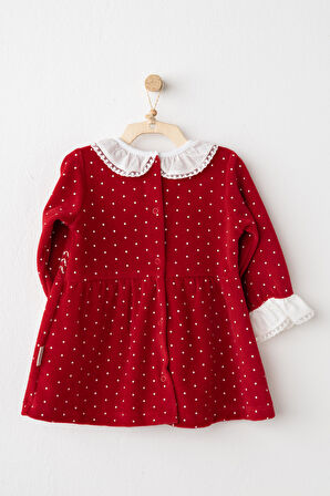 Kız Bebek Elbise Takım Dress Band Set Party AC26315