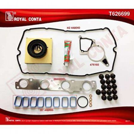 Fiat Ust Takım Conta S.k.c Harıc (skt Keceli Subap Lastıklı) Boxer III Jumper III 06> 22dt Puma (2.2hdi 1 - Royal T626699