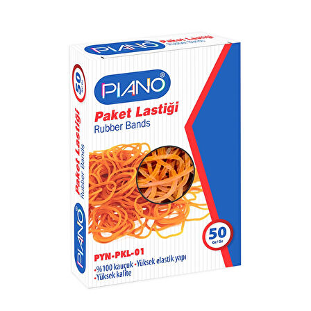 Piano Kauçuk Ambalaj Lastiği 50 gr (PYN-PKL-01) 1 Paket