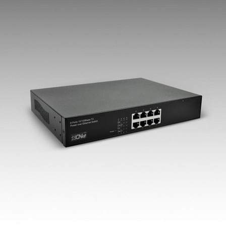 Cnet CSH-8008P 8 Port 10/100 PoE+ High Power 110W Ethernet PoE Switch