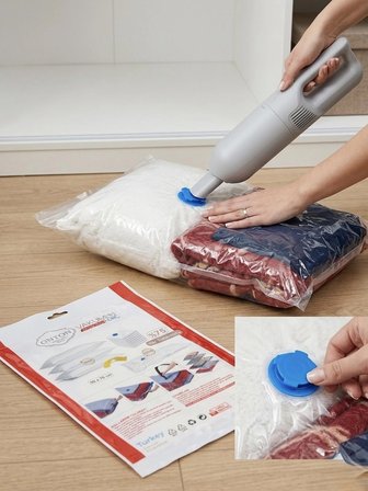 Onton Vakumlu Hurç 50 x 70 cm - %75 Yer Tasarrufu Sağlayan Kıyafet ve Tekstil Saklama Torbası