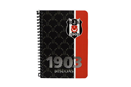 Beşiktaş A6 72 Yaprak Karton Kapak Spiralli Bloknot Çizgili (591711)