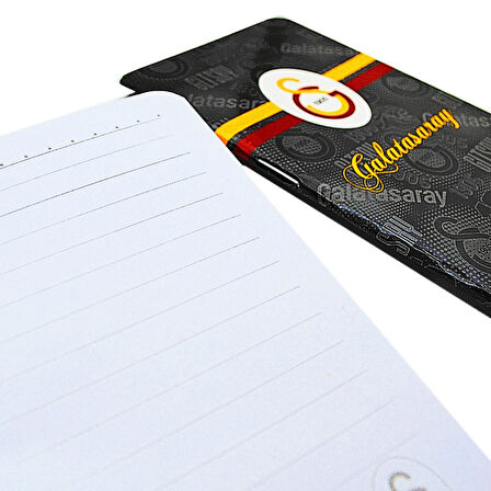 Galatasaray 8x13 32 Yaprak Karton Kapak Tel Dikiş Bloknot Çizgili (595957)