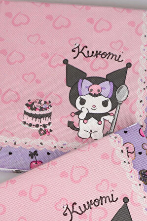 DEKOMUS İLE LİSANSLI KUROMI 12'Lİ PEÇETE TAKIMI