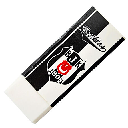 Beşiktaş No:20 PVC Free Büyük Boy Beyaz Silgi 3 Adet