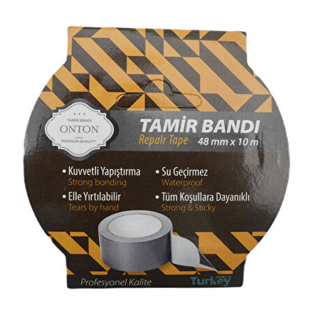 Onton 48x10 m Gri Tamirat Bandı