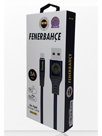 Fenerbahçe Micro USB Hızlı Şarj Aleti Lacivert