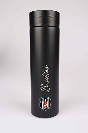 BEŞİKTAŞ ORJINAL LİSANSLI LOGO BASKILI 500 ML ÇELİK TERMOS 