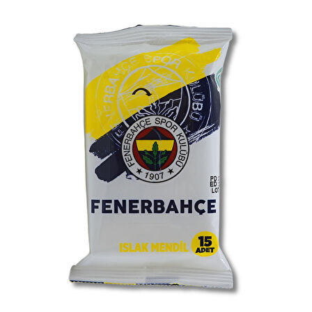 Fenerbahçe Islak Cep Mendili 15 Yaprak (609023) 1 Adet