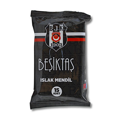Beşiktaş Islak Cep Mendili 15 Yaprak (609024) 1 Adet