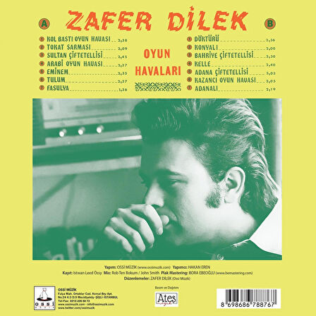 Zafer Dilek Oyun Havaları Plak