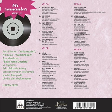Bir Zamanlar Özel Vol. 2 33 Plak Pop Müzik Çeşitli Sanatçılar