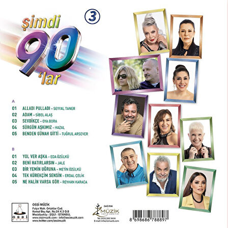 Karışık Sanatçılar Şimdi 90'lar 3 - Plak
