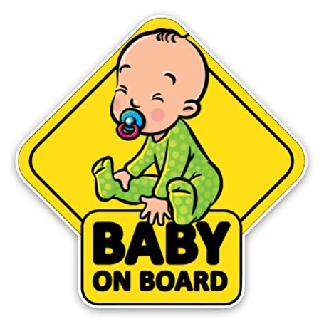 Karikatür bebek renkli Araba Oto Sticker çıkartma