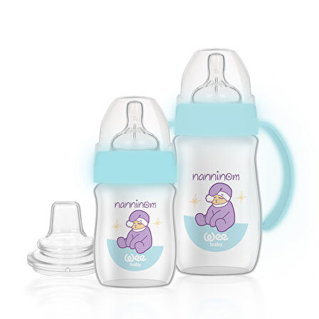 Wee Baby Nanninom Geniş Ağızlı Biberon Seti