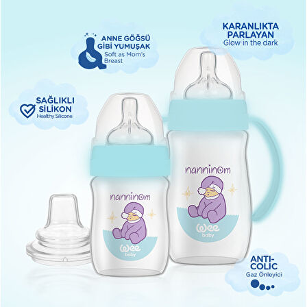 Wee Baby Nanninom Geniş Ağızlı Biberon Seti