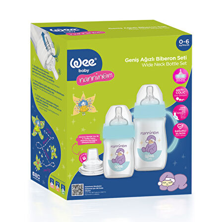 Wee Baby Nanninom Geniş Ağızlı Biberon Seti