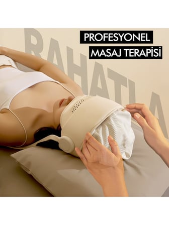 Missidea Relaxus Sıkmalı Ovmalı Isıtmalı Kafa Masaj Cihazı Şarjlı Akıllı Yoğurma Baş ve Göz Masaj Aleti
