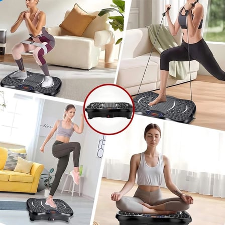Missidea Relaxus Yüksek Titreşimli Egzersiz Platformu Bluetooth Masaj Aleti Ev Fitness Cihazı