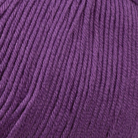 La Mia Mercerized Cotton Koyu Mor El Örgü İpi - 59 - 33593