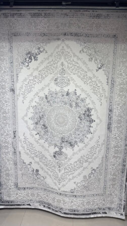 Kashe İklim Halı 27355 Gri 160x230