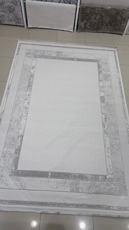 Safyün Halı Kadife KF465 Gri