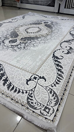 Safyün Halı Kadife KF514 Gri